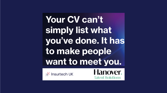 Insurance | Hanover Talent Presents: Your Executive CV Is Quietly Holding You Back — Let’s Fix That