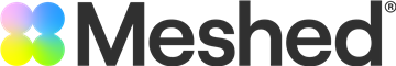 Meshed Full Logo Gradient Black