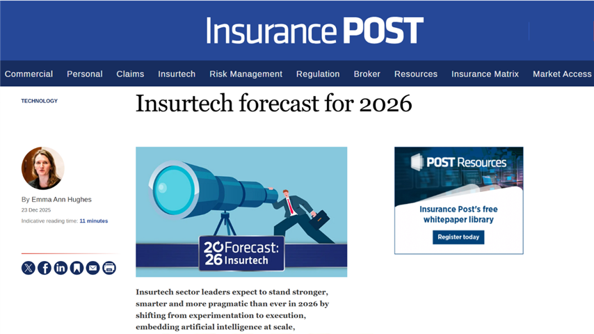 Insurtech forecast for 2026
