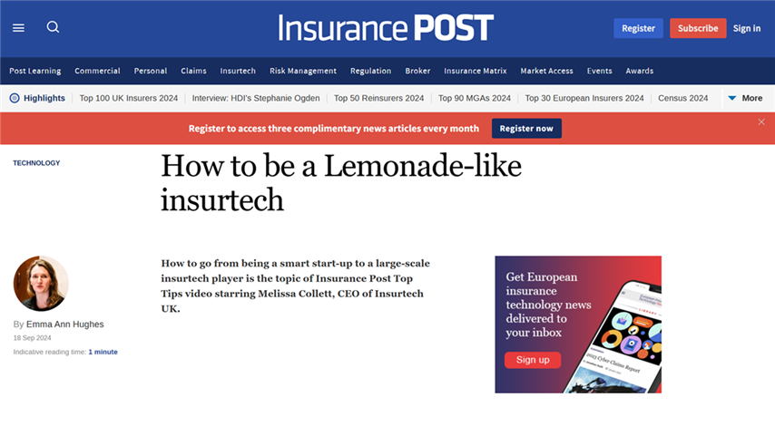 Insurance Post How to be Lemonade like