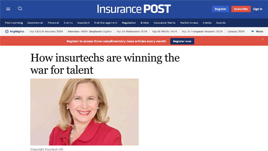 Insurance Post Winning the war for talent