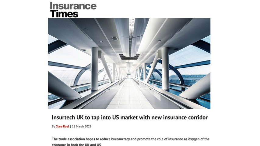 Insurance Times UK Connecticut corridor