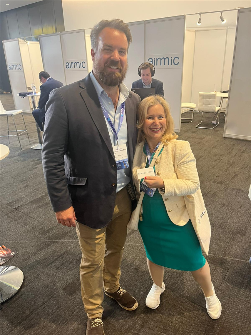 Melissa with Daniel Grimwood-Bird from MAPTYCS