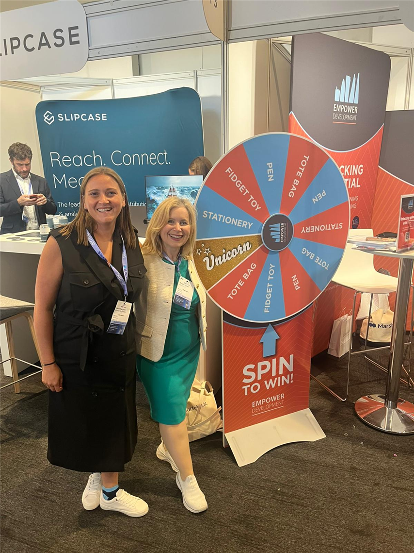 Melissa with Samantha Lydon from Empower Development.