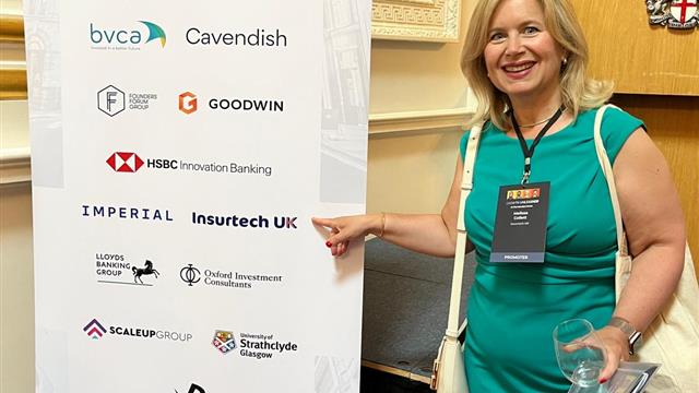 Pitching to investors in front of the Lord Mayor